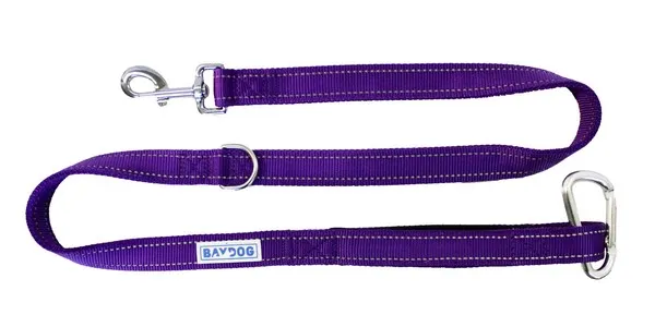 6' Baydog Purple Hudson Leash - Health/First Aid